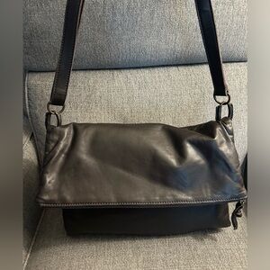 NWOT J.Jill dark brown lamb leather crossbody bag